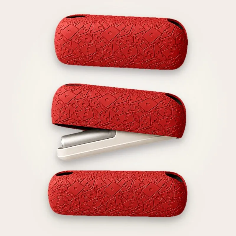 IQOS Iluma i kılıf Cheese Pattern, kırmızı