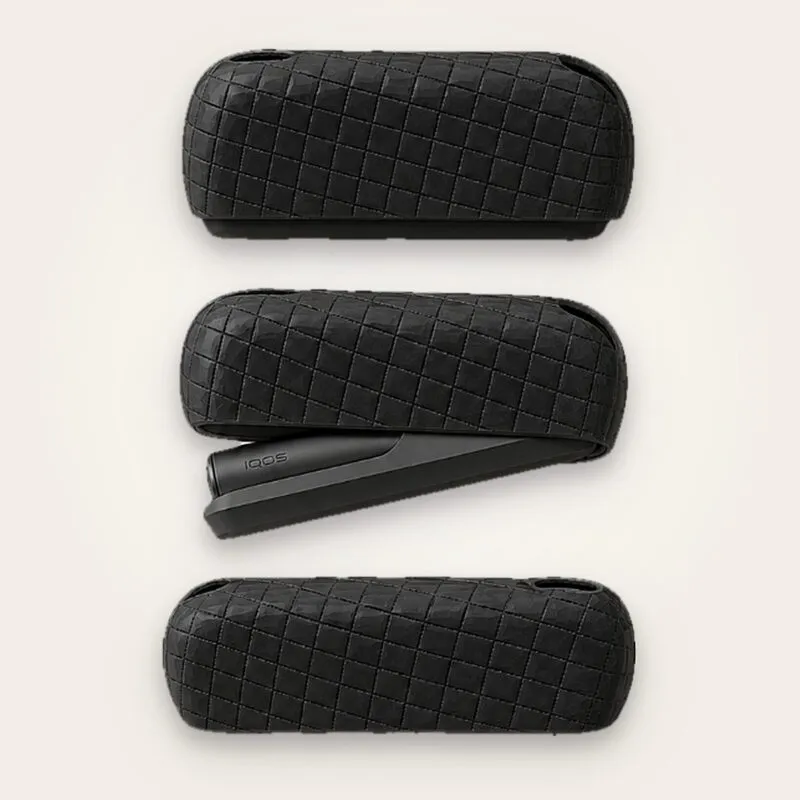 IQOS Iluma i kılıf Round Weave, siyah