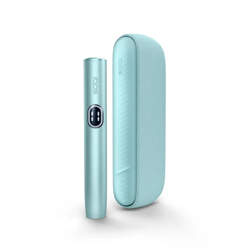 IQOS ILUMA i mavi renk, holder ve şarj kutusu