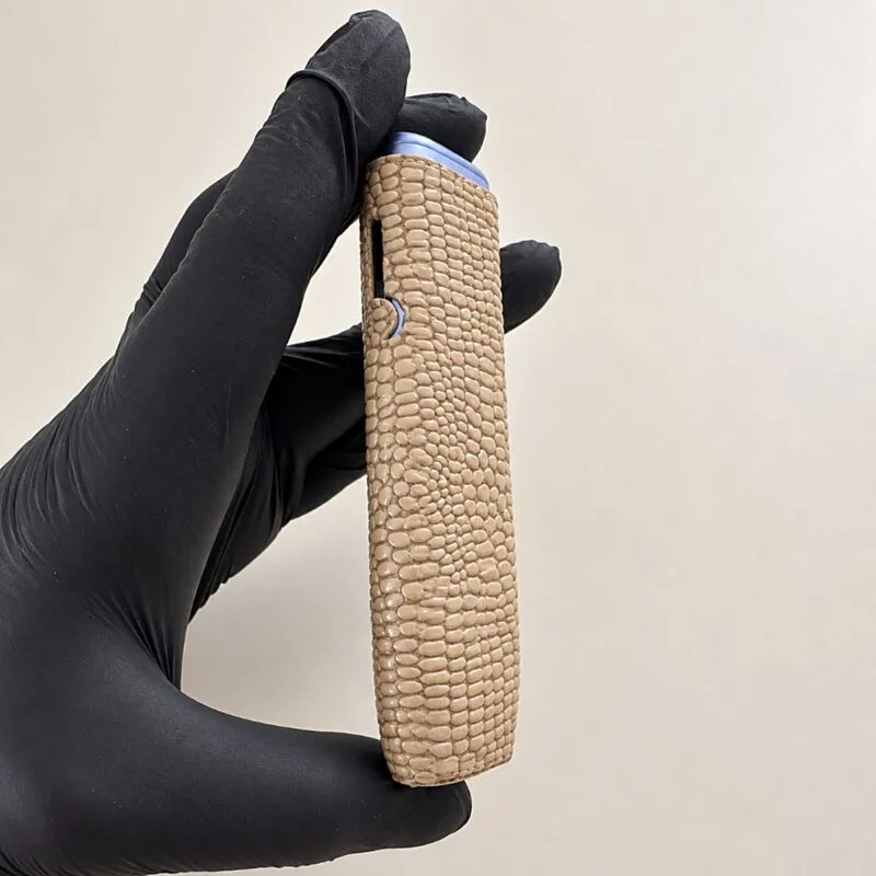 IQOS Iluma i One kılıf Snake Skin, kum beji